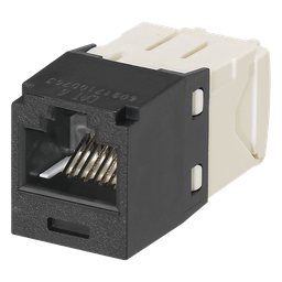 Módulo jack RJ45 Panduit CJ688TGBL Cat6 negro