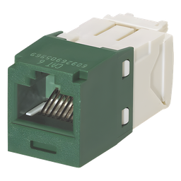 Módulo jack RJ45 Panduit CJ688TGGR Cat6 verde