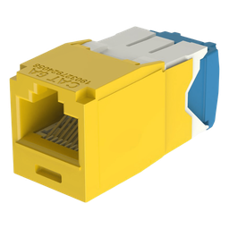 Jack RJ45 Panduit CJ6X88TGYL Cat6A amarillo