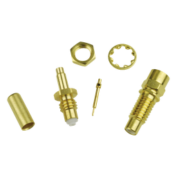 Conector SMC jack Newark 90F2590 RG-316 montaje en chasis