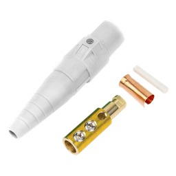 Conector Camlock macho EPCOM ProAudio 400A 600V blanco