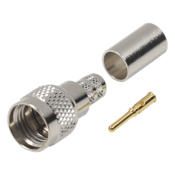 Conector RF Industries RFU-600-1X Mini-UHF macho RG-8/X LMR-240