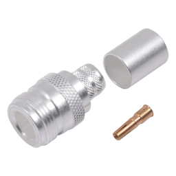 Conector N RF Industries RFN-1028-SI hembra plata/oro