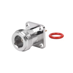 Conector N hembra RF Industries RFN-1021-5 a panel