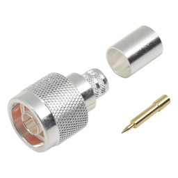 Conector N macho RF Industries RFN-1006-3I anillo plegable