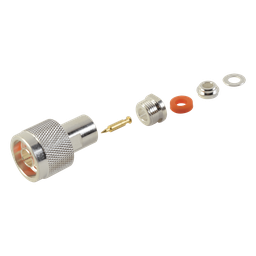 Conector N macho RF Industries RFN-1000-1S rosca oro