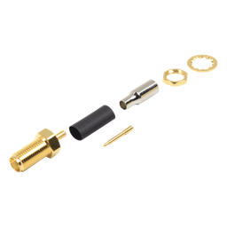 Conector RP-SMA hembra RF Industries RP-3252-1B1 chasís