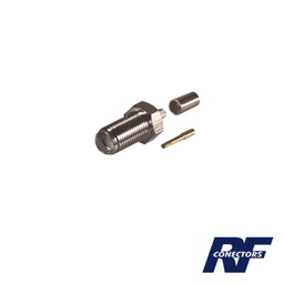 Conector SMA hembra RF Industries RSA-3050-C anillo