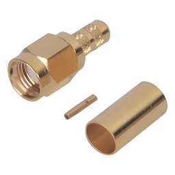 Conector RP-SMA macho RF Industries RP-3000-1C1 RG-142