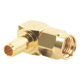 Conector SMA macho inverso RF Industries RP-3010-1C1 ángulo recto