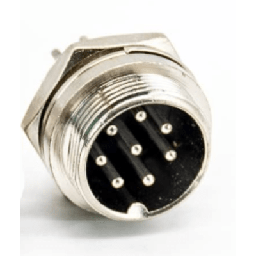 Conector socket hembra Syscom Parts M-18 8 pines uso rudo