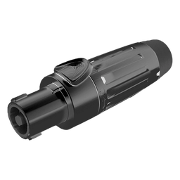 Conector Speakon hembra SEETRONIC SLDF4-B 4 polos 30A