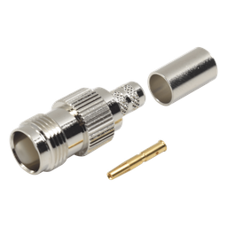 Conector TNC hembra RF Industries RFT-1217-X anillo plegable
