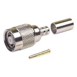 Conector TNC macho inverso RF Industries RP-1202-X para LMR-240