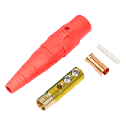 Conector Camlock hembra EPCOM ProAudio 400A 600V rojo