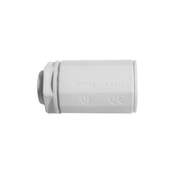 Conector de tubería PVC a caja Gewiss DX-43-232 32mm