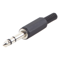 Conector audio EPCOM PROAUDIO EP-TRS 6.35mm estéreo macho