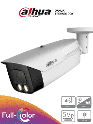 DH-HAC-ME1509THN-PV   DAHUA HAC-HFW1509MH-A-LED - Camara Bullet Full Color de 5 Megapixeles/ Lente de 3.6mm/ Microfono Integrado/ Luz Blanca de 50 Mts/ WDR Real de 120 dB/ Color 24/7/ IP67/ Starlight/