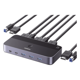 Conmutador KVM UGREEN 15707 HDMI 2.0 4K