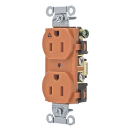 Contacto dúplex Hubbell HUB-IG-5252 15 A tierra aislada