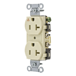 Contacto dúplex Hubbell HUB-IG5352I 20A 125V Nema 5-20R