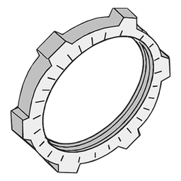 Contratuerca metálica Anclo ANC-CT112 Zamac 1-1/2" 38mm
