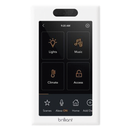 Panel de control inteligente Brilliant BHA120USWH1C 5" WiFi