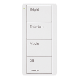 Control Lutron PICO PJ24BGWHP01 4 botones escenas