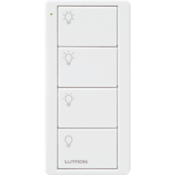 Control Pico Lutron PJ2-4B-GWH-L31 4 botones blanco
