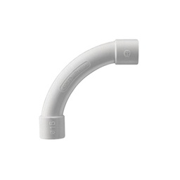 Curva PVC Gewiss DX-40-125 25mm autoextinguible