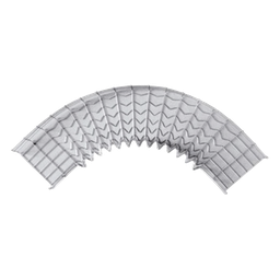 Curva prefabricada 90° Charofil CH-C90-54/100EZ 54/100mm