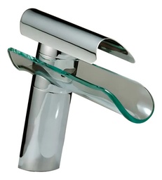 Grifo corto cascada, Chrome.