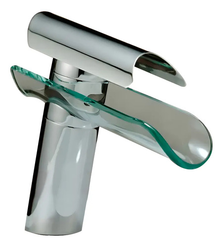 Grifo corto cascada, Chrome.