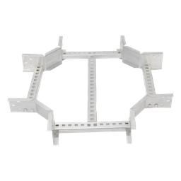 Derivación X horizontal charola Charofil CHXE8R8X9AK aluminio 9"