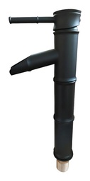 Grifo monomando para lavabo alto, Negro.