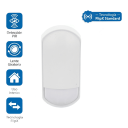 Detector PIR Optex FLX-S-ST interior lente giratoria