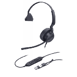 Diadema alámbrica Yealink UH42 Mono UC USB-C/A 35 mm