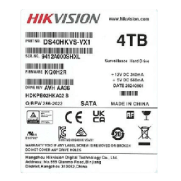Disco duro Hikvision DS40HKVS-VX1 4TB 3.5 SATA vigilancia