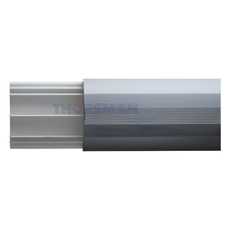 Ducto media caña Thorsman DMCPVCAL PVC y aluminio 2.5m