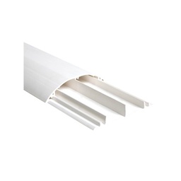 Ducto media caña Thorsman DMC-4FT PVC dos vías 1.22m