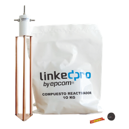 Electrodo de tierra física LinkedPro LP-GROUND-30A 30A cobre