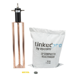 Electrodo de tierra física LinkedPro LP-GROUND-60A 60A cobre