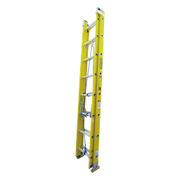 Escalera extensión Surtek SYS-EEFV224 6.4m 24 peldaños