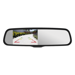 Espejo retrovisor Momento MR-1000 con pantalla LCD dual