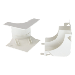 Esquinero interior Panduit T45ICIW PVC blanco mate
