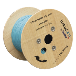 Cable fibra óptica Linkedpro 2MMOM3PVCAQUA OM4 simplex 2mm
