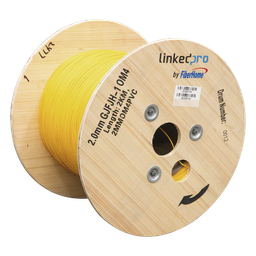Fibra óptica OM4 LinkedPro 2MMOM4PVC simplex 2mm amarilla