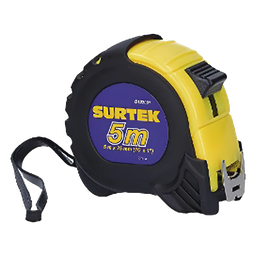 Flexómetro Surtek SYS-B122081 5m antiimpacto cinta ancha
