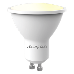 Foco inteligente Shelly DUO GU10 Wi-Fi blanco dual atenuable