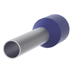 Férula aislada Panduit FSD80-12-D 14 AWG azul 500pz